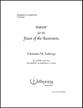 Introit for the Feast of the Ascension SATB choral sheet music cover